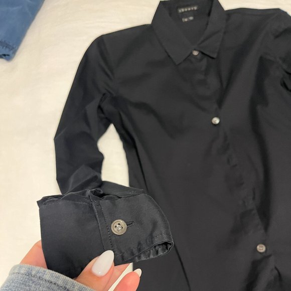 Theory Black Blouse - Picture 2 of 4